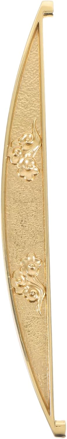 GLEAVI Brass Double Hole Drawer Handles Vintage Decorative Pulls for Cabinets Wardrobes