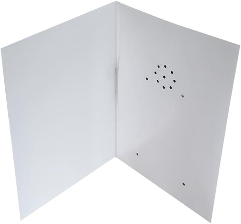 Talking Products Voice Recordable Talking Greeting Card, 40 Seconds Recording with Replaceable Batteries, Record