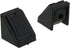 E-outstanding 10PCS 90 2 Plastic Corner Brace Black Plastic Furniture Corner Braces, Shelf Cabinet Door Degree Holes
