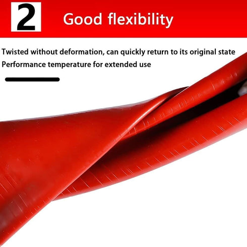 AXYGENYU 1pc 1M (3.28Ft) More(35mm*39mm) Flexible Food Grade Silicone Tubing - Gas Hose for Home Brewing, Winemaking