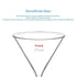 StonyLab 2-Pack Glass Heavy Wall Funnel, Borosilicate Glass Funnel, Short Stem 50mm Diameter