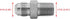 (4-PACK) 2404-06-04 Hydraulic Hose Adapter Fitting 3/8" Male JIC 37° Flare (9/16"-18UNF) × 1/4" Male (1/4"-18NPTF) SAE Straight Pipe Joints Tube Connector Carbon Steel by BEITERSTOE