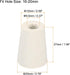 MECCANIXITY Rubber Tapered Plug 15mm to 20mm with Hole Test Tubes Bungs Stopper White for Lab Home 5 Pieces