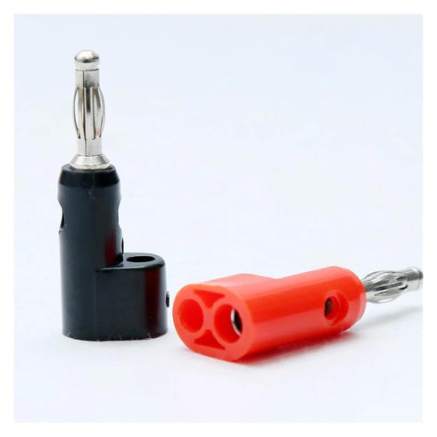 Qingdinu 40 4MM Pcs Multi - Color Stackable Banana Plug Terminal Binding Post Electrical DIY Components(Red)