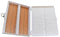 Heathrow Scientific HD15994E White Cork Lined Microscope Slide Box, 100 Place, 8.25" x 7" x 1.3"