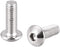 uxcell M4x12mm Machine Screws, Hex Socket Round Head Screw, 304 Stainless Steel Fasteners, 20pcs