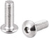 uxcell M4x12mm Machine Screws, Hex Socket Round Head Screw, 304 Stainless Steel Fasteners, 20pcs