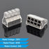 50pcs 8 Port Push-in Electrical Wire Connector, PCT-108 Quick Connection Terminal Compact Wire Connector for 18-12 AWG Solid Stranded Wires