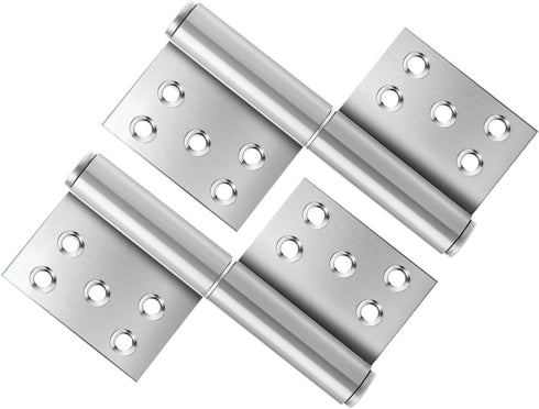 KALLORY 1Pair Heavy Duty Stainless Steel Lift Off Hinges Detachable Flag Door