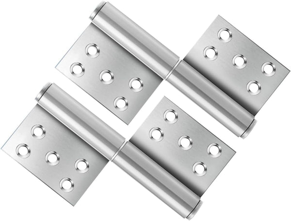 KALLORY 1Pair Heavy Duty Stainless Steel Lift Off Hinges Detachable Flag Door