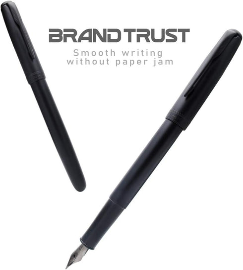 JINHAO 75 HongYun Fountain Pen, Matte Black, Fine Nib