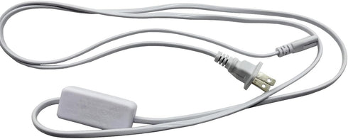 T5 T8 LED Wire Connector Power Cord with On/Off Plug for LED Tube, 1.8M/6Ft, 3pin, 2PCS Integrated Fixture