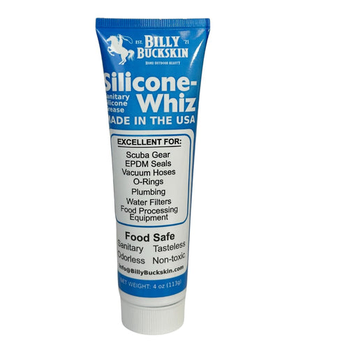 4 Oz. XL Tube Silicone-Whiz Grease, Food Grade Lubricant for O-Rings, Gasket, Mixer, Extends Life of Kitchen Equipment