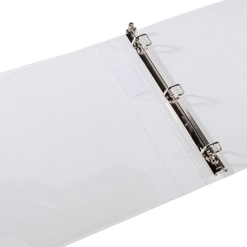 Filexec Products 1-Inch 3 Ring Binder, D Ring, Clear, Pack of 2 (50301-62223) by filexec