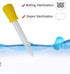 BELLARMOR 12 Pack 5ml Liquid Dropper, Silicone Clear Plastic Eye Dropper, No BPA Pipettes for Kids