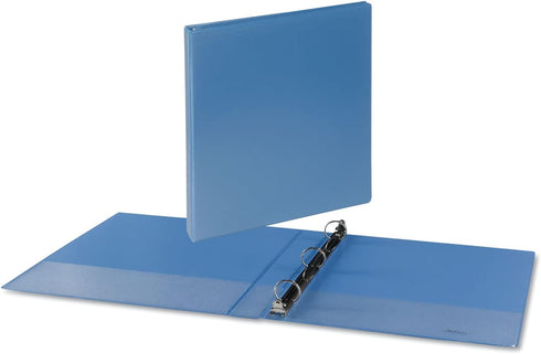 Universal UNV20713 11 in. x 8.5 in. 1 in. Capacity 3 Rings Slant D-Ring View Binder - Light Blue by Universal