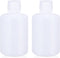 100ml/2 Pcs HDPE Narrow Mouth Round Containers, Leak Proof Plastic Lab Chemical Reagent Bottles for Water Samples