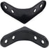 Joyangy 8pcs 2 Inch 90 L Brackets, Heavy Duty Wall Mount Black L Corner Brackets Braces for Wood, Shelves, Cabinets