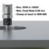 1/2 Inch 1/2 Inch 1/4 Inch FivePears Pattern Flush Trim Router Bit Cutting Diameter, Cutting Length, Shank, Top Bearing