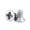 100Pcs/Bag M3 Machine Screws, 9 Types M3 Flat Head Stainless Steel SS304 Machine Countersunk Screw Bolt