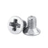 100Pcs/Bag M3 Machine Screws, 9 Types M3 Flat Head Stainless Steel SS304 Machine Countersunk Screw Bolt