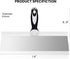 Mister Rui 14" Drywall Taping Knife, Stainless Steel, Ergonomic Handle, Plastering Spatula Tools for Joint Taping