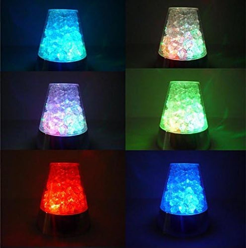 8x8x33cm Color-Changing Fiber Optic Mood Lamp