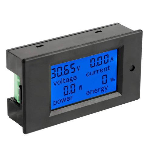 PZEM-051 LCD Display Digital Electric Power Energy Meter, DC 6.5-100V, Built-in Shunt (50A Shunt)