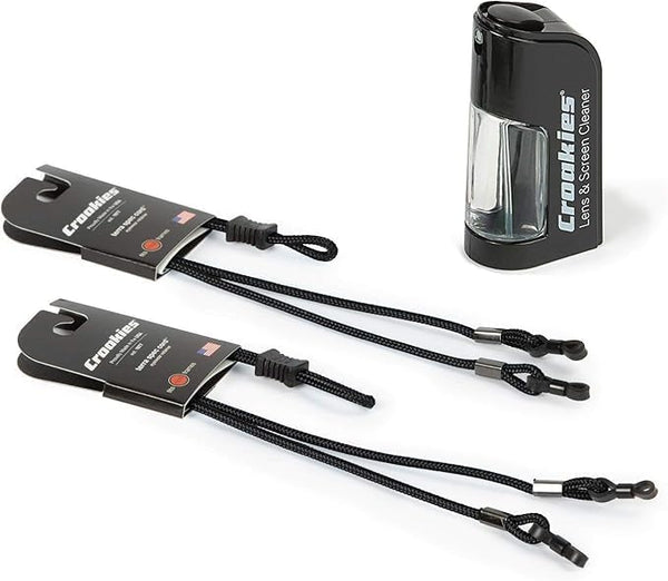 Croakies Terra Spec Cords Adjustable Sport Eyewear Retainer (Two-Pack)