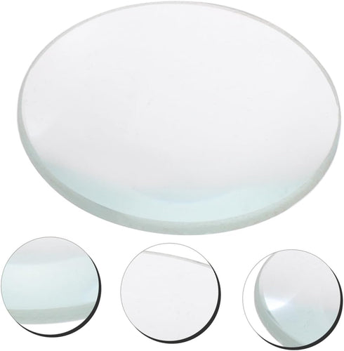 2pcs 30mm 50mm Double Convex Lens Diameter Focal Length Optical Glass for Physics Experiments and Educational Tools