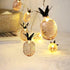 MINTSSOUL 15ft 20 BIMEE Pineapple Solar String Lights LEDs Waterproof Solar Powered Fairy String Lights Hanging Lights
