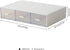 Desk Organizer with Stackable Storage Drawers, Plastic Drawers for Small Items/Cosmetics, 3 Drawers (White)