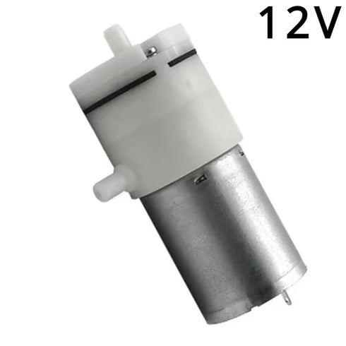 QEJWWGFI 1pcs 3.7v 6v 12v 370 65db(12V) Mini Air Pump Electric Micro Vacuum Booster Motor for Beauty Instrument Medical