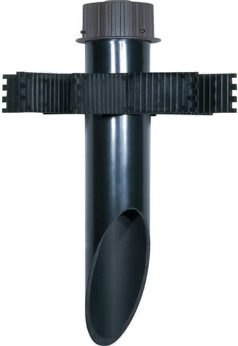 Nuvo 60-678 3" Diameter Outdoor Lighting Mounting Post in Dark Gray Finish