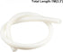 uxcell Silicone Tube, 17mm ID x 22mm OD, 3.3' Flexible Silicone Rubber Tubing, White for Pump Transfer