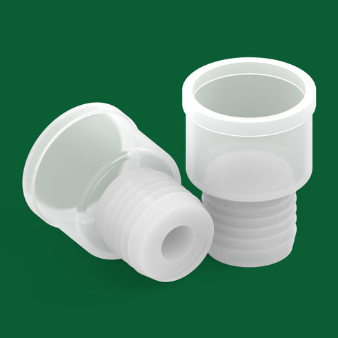Silicone Lab Stopper, 24# Leak-Proof for Labware with 24/40 Outer Joint, Versatile Laboratory Supplies, 10pcs
