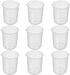 Othmro Measuring Cup, 300ml PP Plastic Graduated Beaker, Transparent, 10pcs