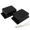 Junction Box IP65 Waterproof Dustproof ABS Plastic Electric Project Enclosure with Fixed Ear, Black, 4.5x3.5x2.2 inch
