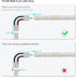 BTF-LIGHTING FCOB 4Pin 10mm Connector Kit, 30pcs Corner Connectors, 30pcs Gapless Solderless Connectors, 10pcs 22AWG