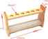 Wood Test Tube Rack Labs Premium Wooden Test Tube Rack Test Tube Holder 6 Tube Capacity (0.7" (18mm) Holes)