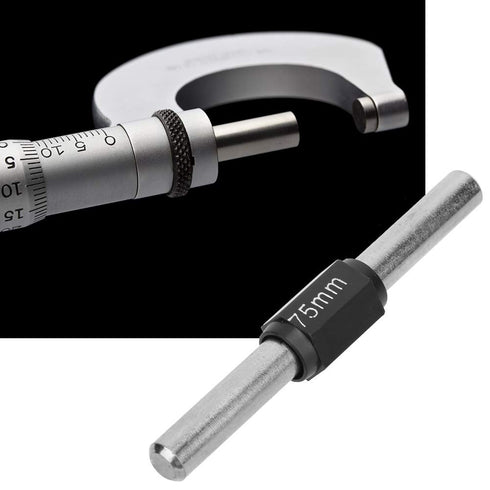 Calibration Rod: Stainless Steel Outside Micrometer Calibration Rod Bar for Calibrating Micrometers (75mm)