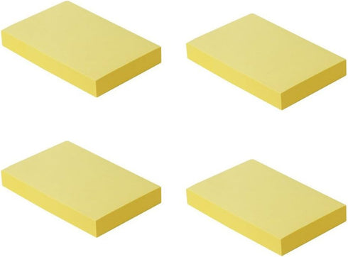 Sticky Notes, 3"x 2" Self-Stick Notes Pads, Easy to Post for Office, School, Home, 4 Pads/Pack, 100 Sheets/Pad