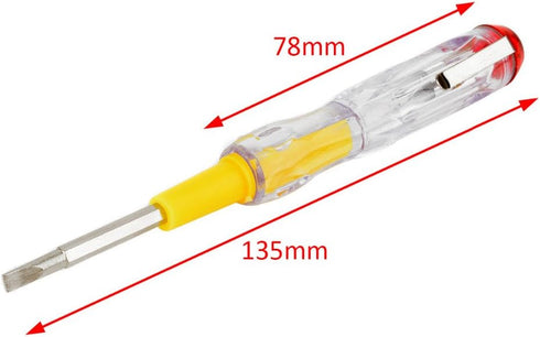 1pc New 100-500V Multi-function Household LED Electric Test Tester Pen, Screwdriver Voltage Tester Probe 137mm