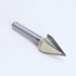 1PC Router Bits 45 Degree V Groove Bit, 1/4 Inch Shank Cutting Tool, 19/32 Inch Cutting Dia for Woodworking