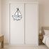 Azeeda (720mm) (DW00172160) 'Sail Boat Toy' White Premium Vinyl Decal Sticker Waterproof, Durable & Easy to Apply