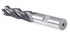 Accusize Industrial Tools 1/2'' Dia, M42 8% Cobalt Tialn Roughing End Mill, 1/2'' Shk Dia, 4 Flute, 1102-0120
