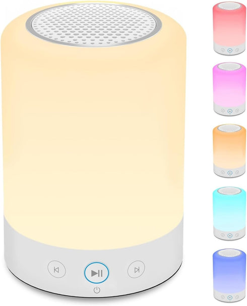 Night Lights, White Noise Machine 20 Non-Looping Sleep Sounds, Rechargeable Battery, Touch