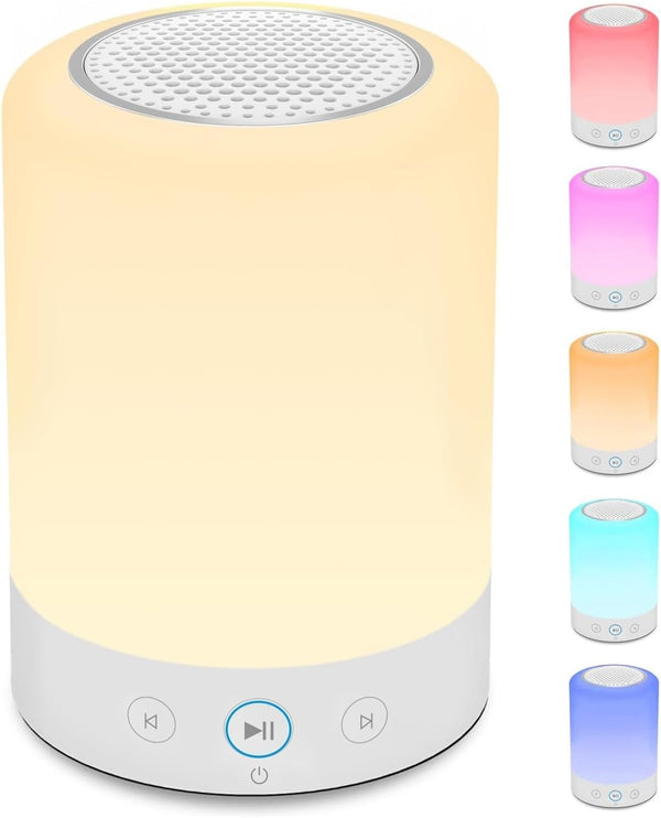 Night Lights, White Noise Machine 20 Non-Looping Sleep Sounds, Rechargeable Battery, Touch