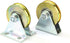 Chiloskit 1.5" Bearing Wheel Small Wire Rope Pulley Block with Bracket, 200LB for Lifting