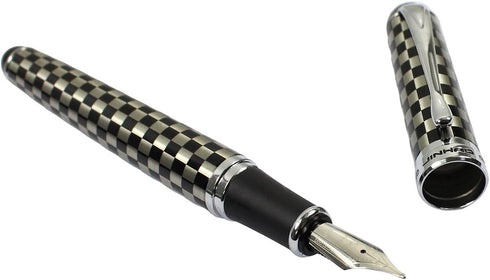 Gullor Advanced Jinhao X750 Medium Fountain Pen, Lattice Pattern